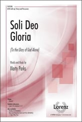 Soli Deo Gloria SATB choral sheet music cover